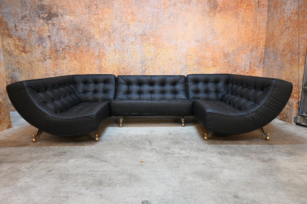 Refurbished Montis Quintus design chaise longues/ hoekbank, 100 tot 125 cm, Montis, 150 tot 200 cm, Montis