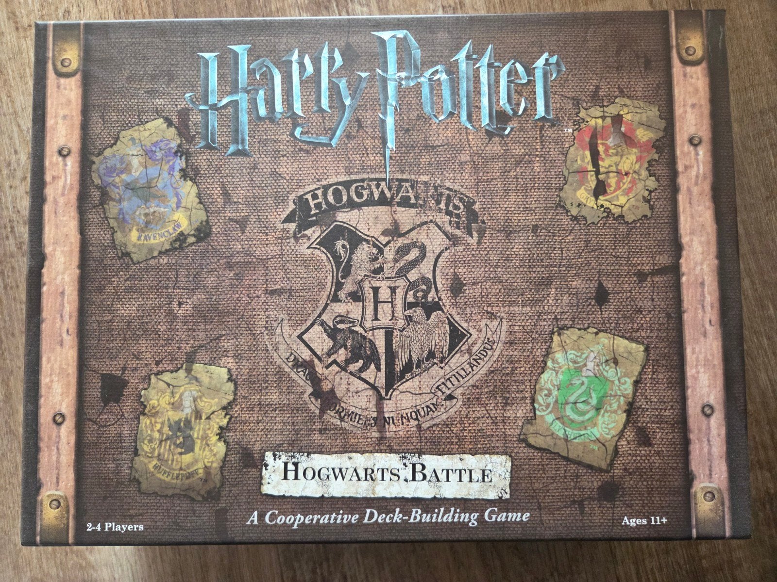 Harry Potter Hogwarts Battle Deck-Building Game, Een of twee spelers, Ophalen of Verzenden, Gebruikt, USAopoly