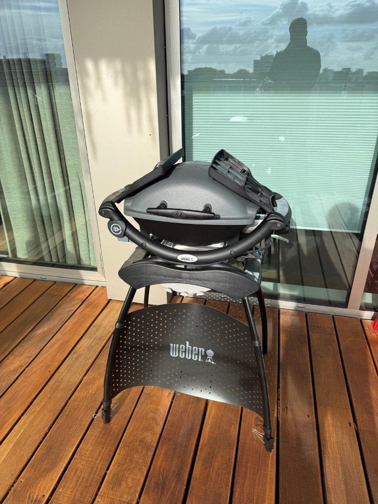 Electrische BBQ Weber Q1400, Ophalen, Zo goed als nieuw, Weber