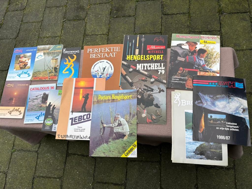 Diverse hengelsport catalogus kunnan, albatros, mitchell enz, Ophalen of Verzenden, Gebruikt, Boek of Tijdschrift