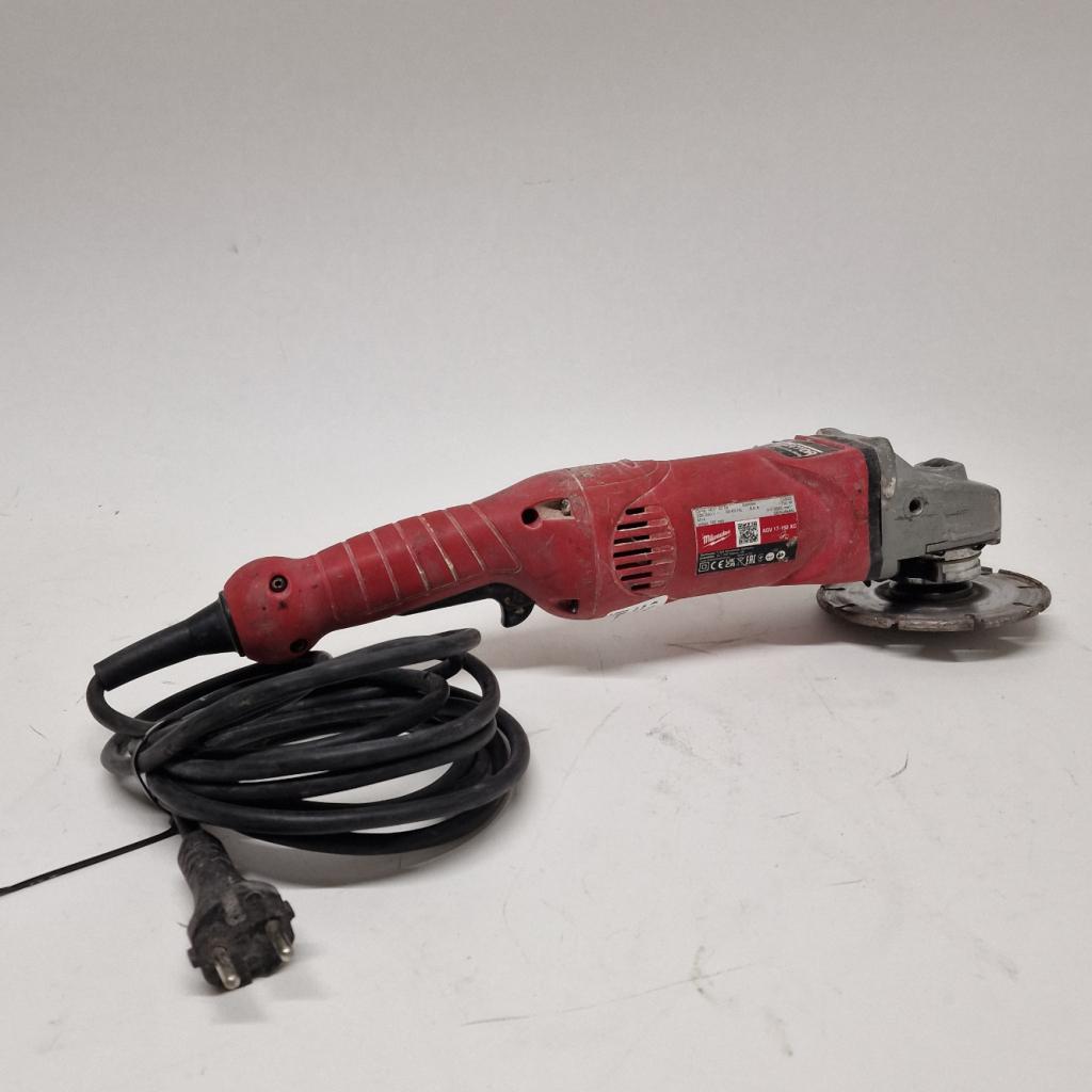 Milwaukee agv 17-150 xc Haakse slijper | incl garantie, Doe-het-zelf en Verbouw, Gereedschap | Zaagmachines, Milwaukee, Zo goed als nieuw