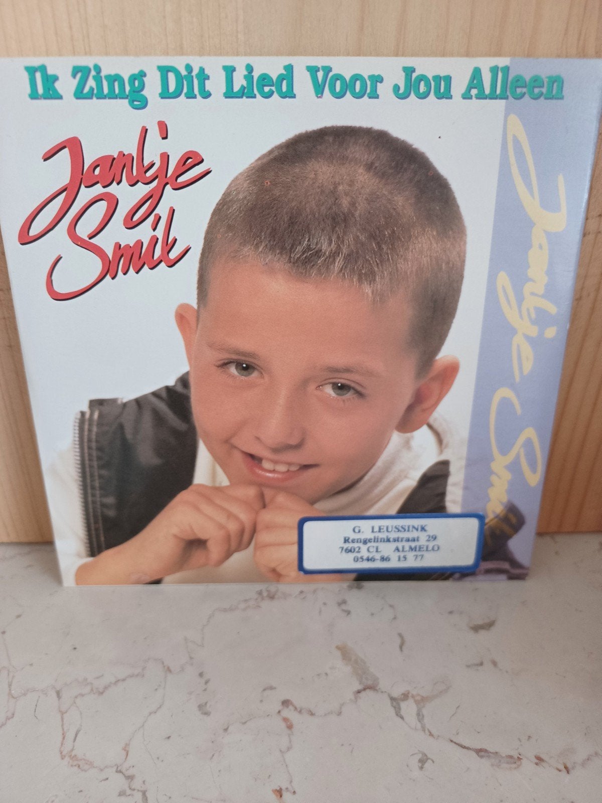 Jan Smit - Ik Zing Dit Lied Voor Jou Alleen CD Single, Ophalen of Verzenden, Schlager, Single, Inclusief doosje