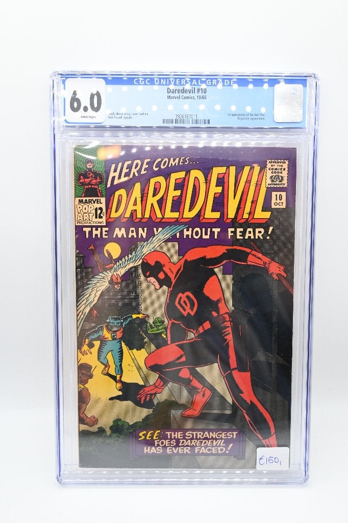 Daredevil #10 CGC 6.0 - Eerste verschijning van de Ani-Men, Amerika, Ophalen of Verzenden, Wally Wood, Bob Powell, Gelezen