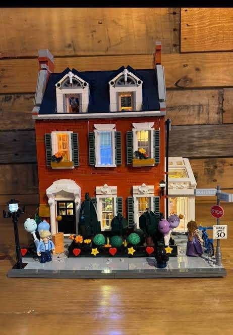 lumibricks red brick row house, Ophalen of Verzenden, Zo goed als nieuw, Overige merken