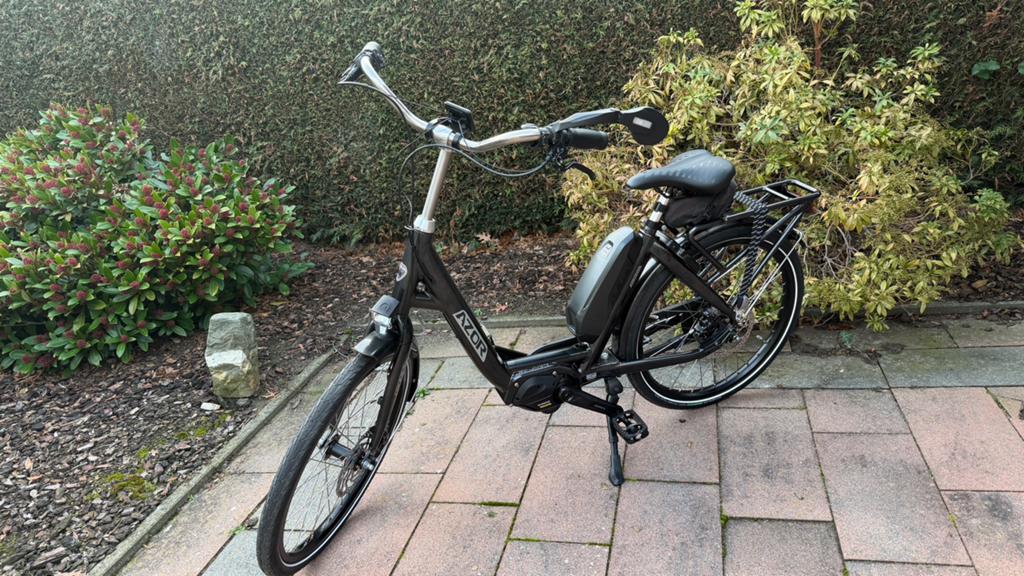 Te koop volautomatische (zit-sta) Azor Elburg e-bike, Fietsen en Brommers, Elektrische fietsen, Nieuw, Minder dan 47 cm, 50 km per accu of meer