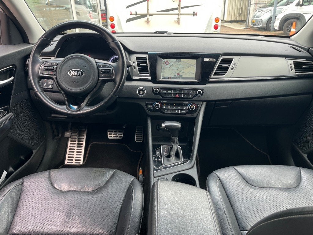 Kia NIRO 1.6 Hybrid SportsLine Airco Ad. cruise Leder PDC, Auto's, Kia, Gebruikt, Euro 6, 2 kWh, 23 km/l