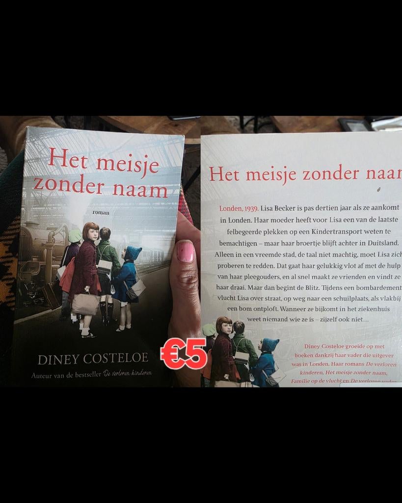 Het meisje zonder naam Diney costeloe, Boeken, Ophalen of Verzenden, Zo goed als nieuw