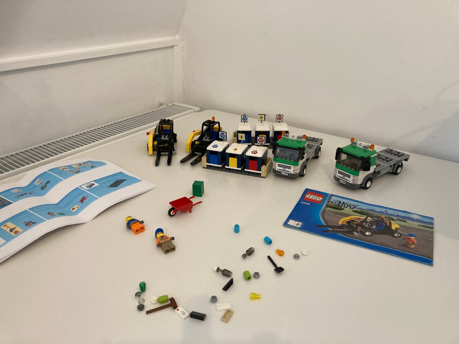 Lego 4206 recycling truck, vuilniswagens, Ophalen of Verzenden, Zo goed als nieuw