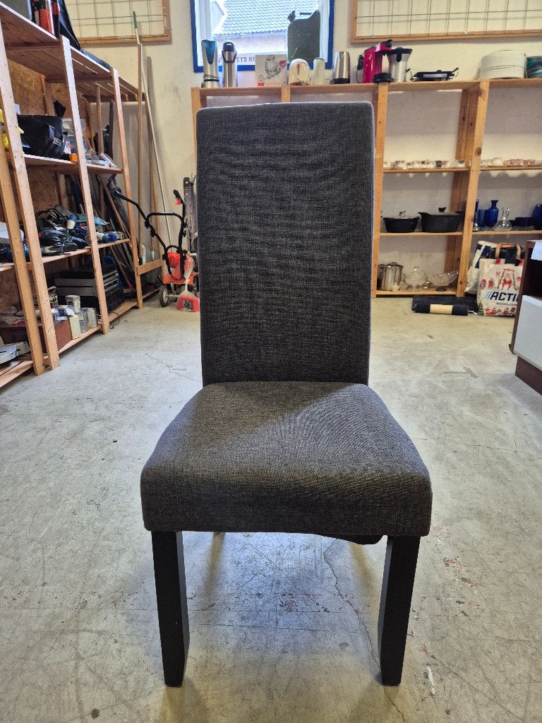 Eetkamerstoelen 4 stuka, Huis en Inrichting, Stoelen, Zo goed als nieuw, Vier, Stof, Grijs, Ophalen