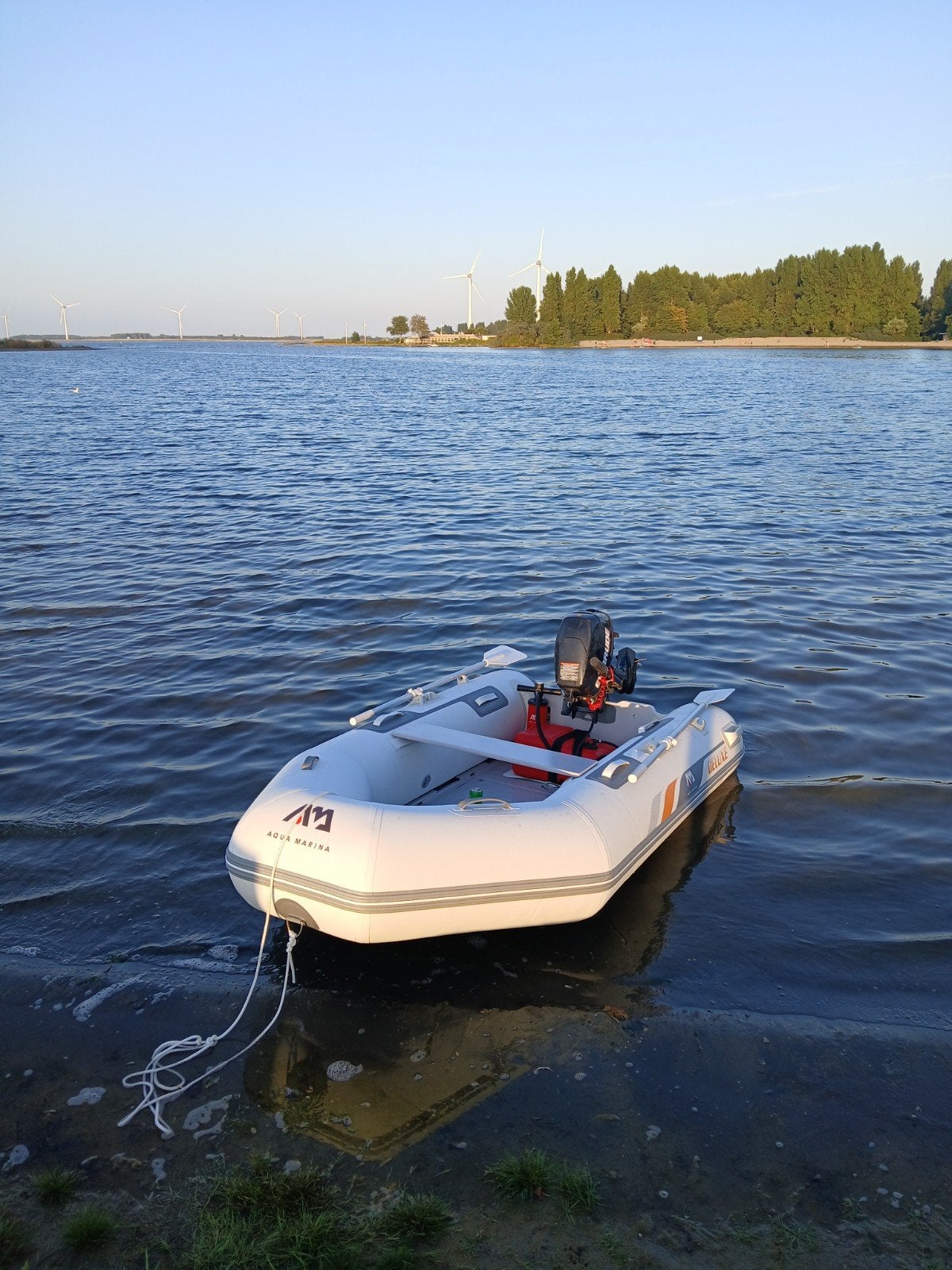 Rubberboot met buitenboordmotor, Watersport en Boten, Ophalen, Overige typen, Motorboot