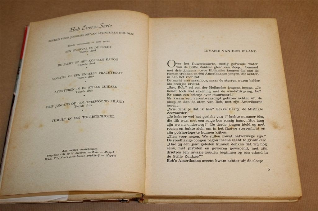 Strijd Goudschip — Van der Heide, Bob Evers 1e dr 1951, Boeken, Ophalen of Verzenden, Gelezen