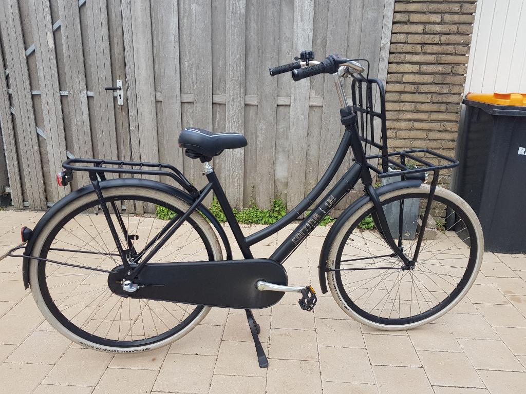 Cortina U4 28 inch, Fietsen en Brommers, Fietsen | Dames | Damesfietsen, Terugtraprem, 47 tot 50 cm, Versnellingen, Zo goed als nieuw