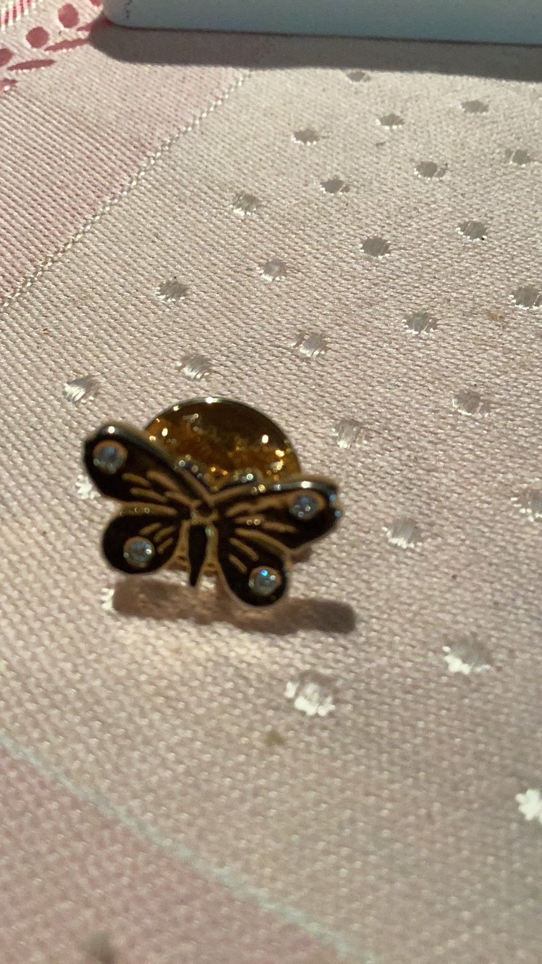 Broches vlinder, Verzenden, Zo goed als nieuw, Overige kleuren, Overige materialen