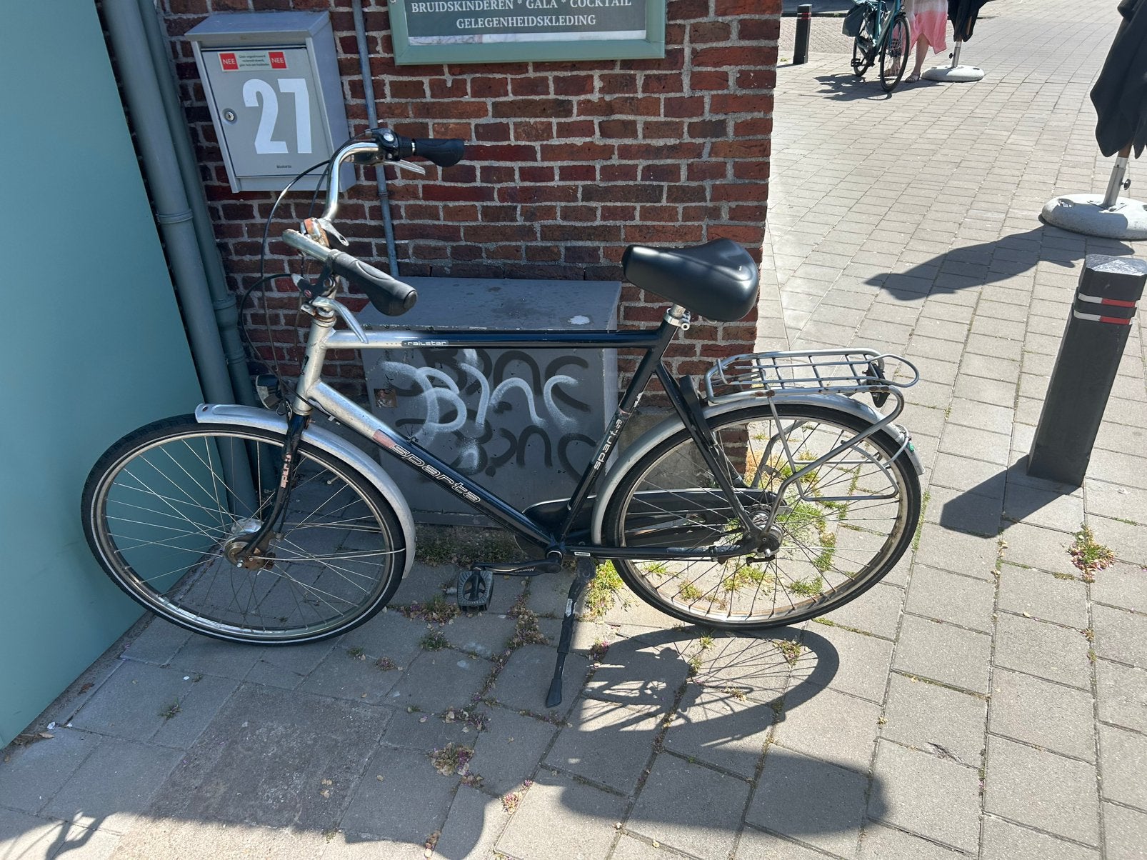 Sparta Railstar fiets (slag in achterwiel), Ophalen, Gebruikt, Schijfrem