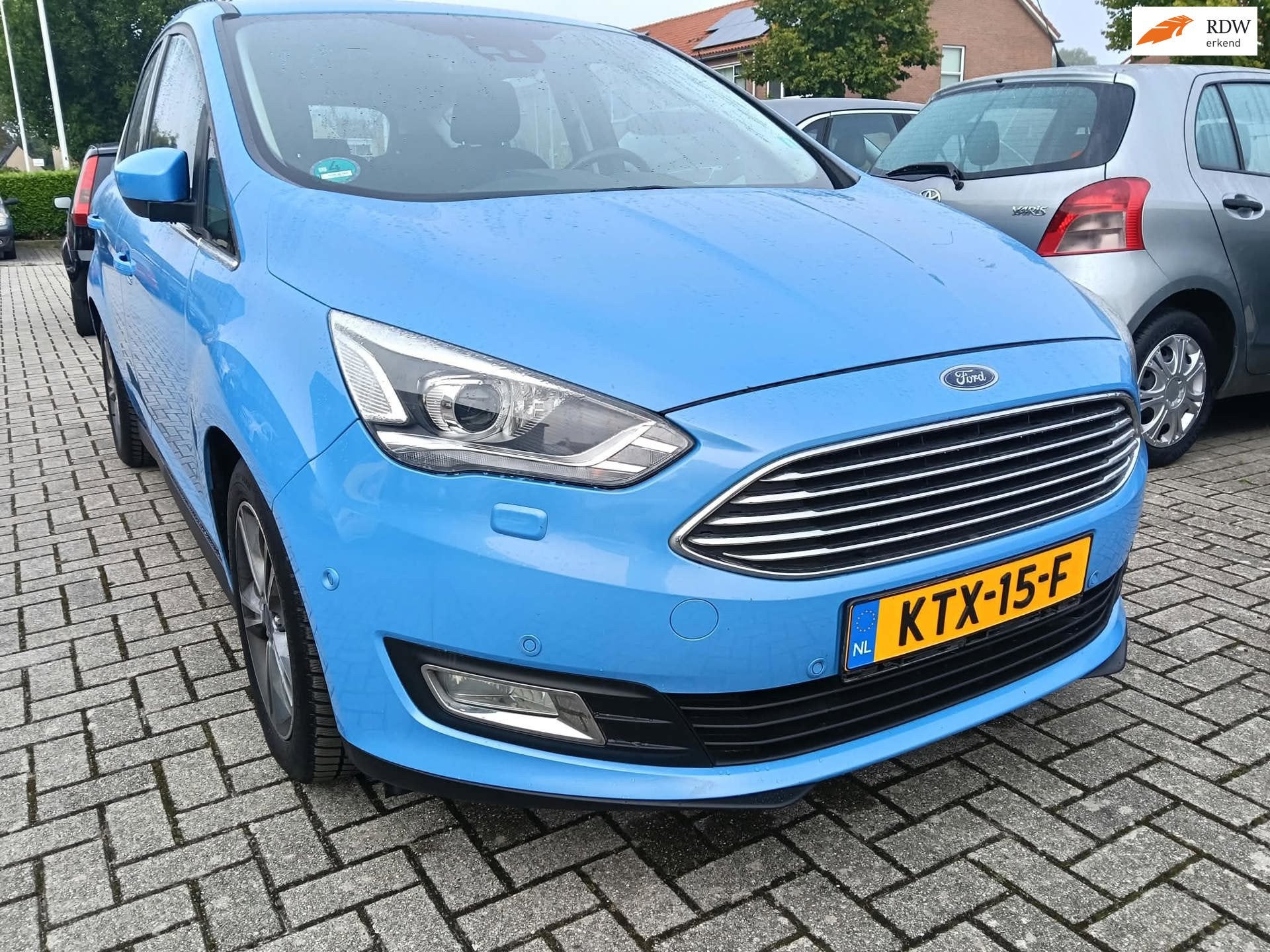 Ford C-MAX 1.5 Titanium Automaat, Auto's, 15 km/l, 4 cilinders, 150 pk, Blauw
