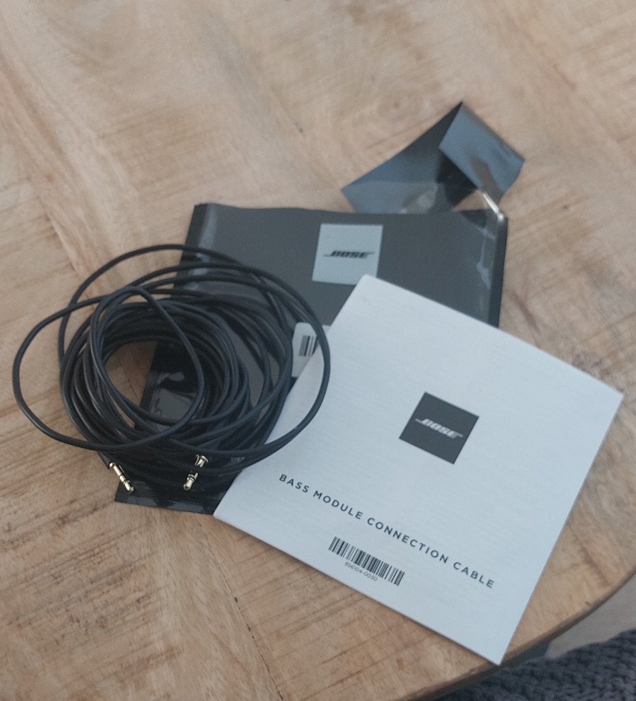 Bose Bass module connction cable nieuw, Ophalen of Verzenden, Nieuw, Kabel of Snoer