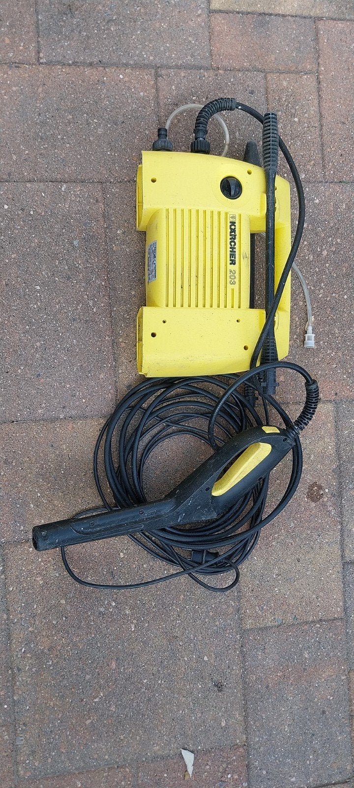 Kärcher 203 hogedrukreiniger - Gebruikt, Ophalen of Verzenden, Gebruikt, Elektrisch, Kärcher