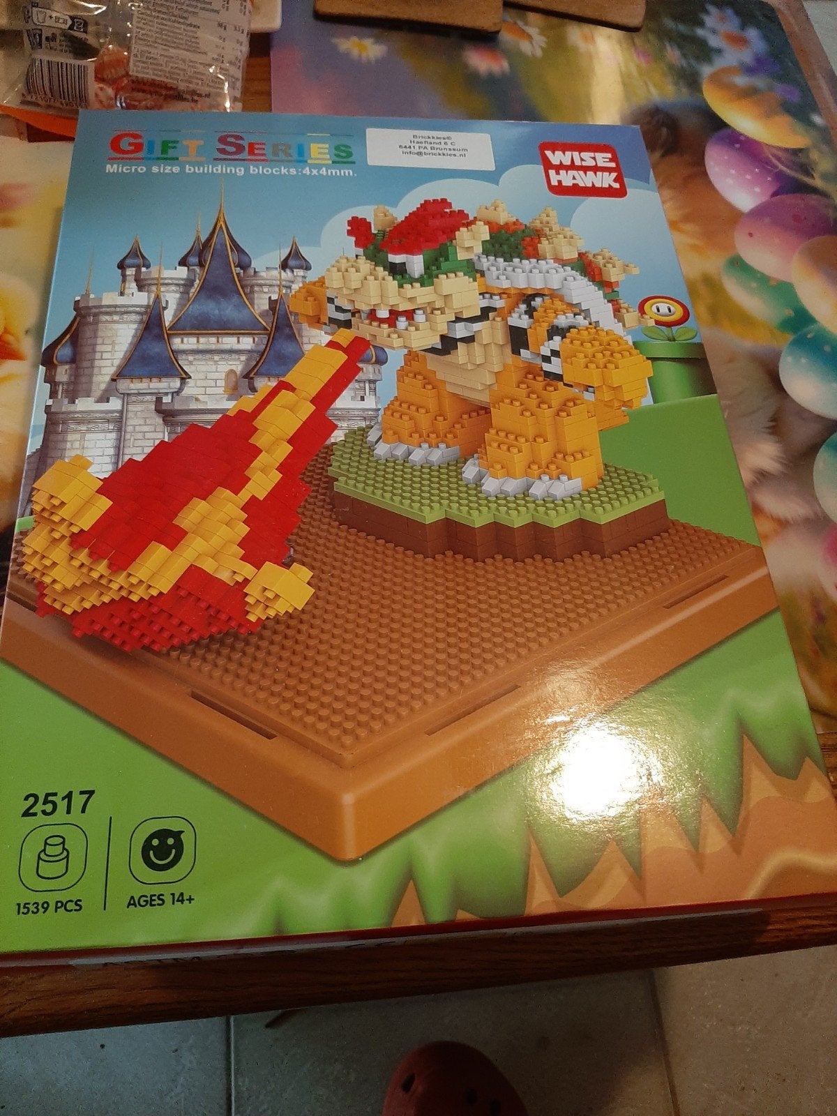 Wise Hawk Bowser Micro Bouwblokken - 1539 Stuks, Ophalen, Zo goed als nieuw, Overige merken