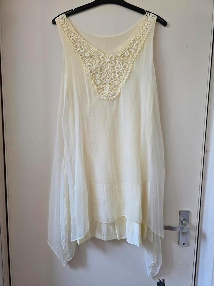 Jurk maat ONE, Kleding | Dames, Geel, Maat 42/44 (L), Nieuw, Ophalen of Verzenden