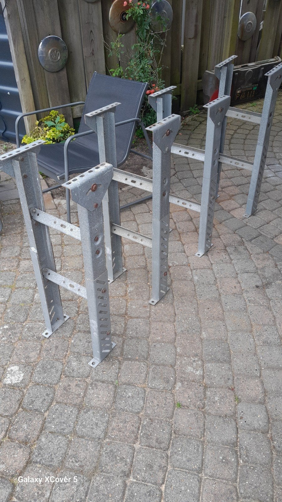 Steunen voor rollerbaan - Set van 4, Ophalen