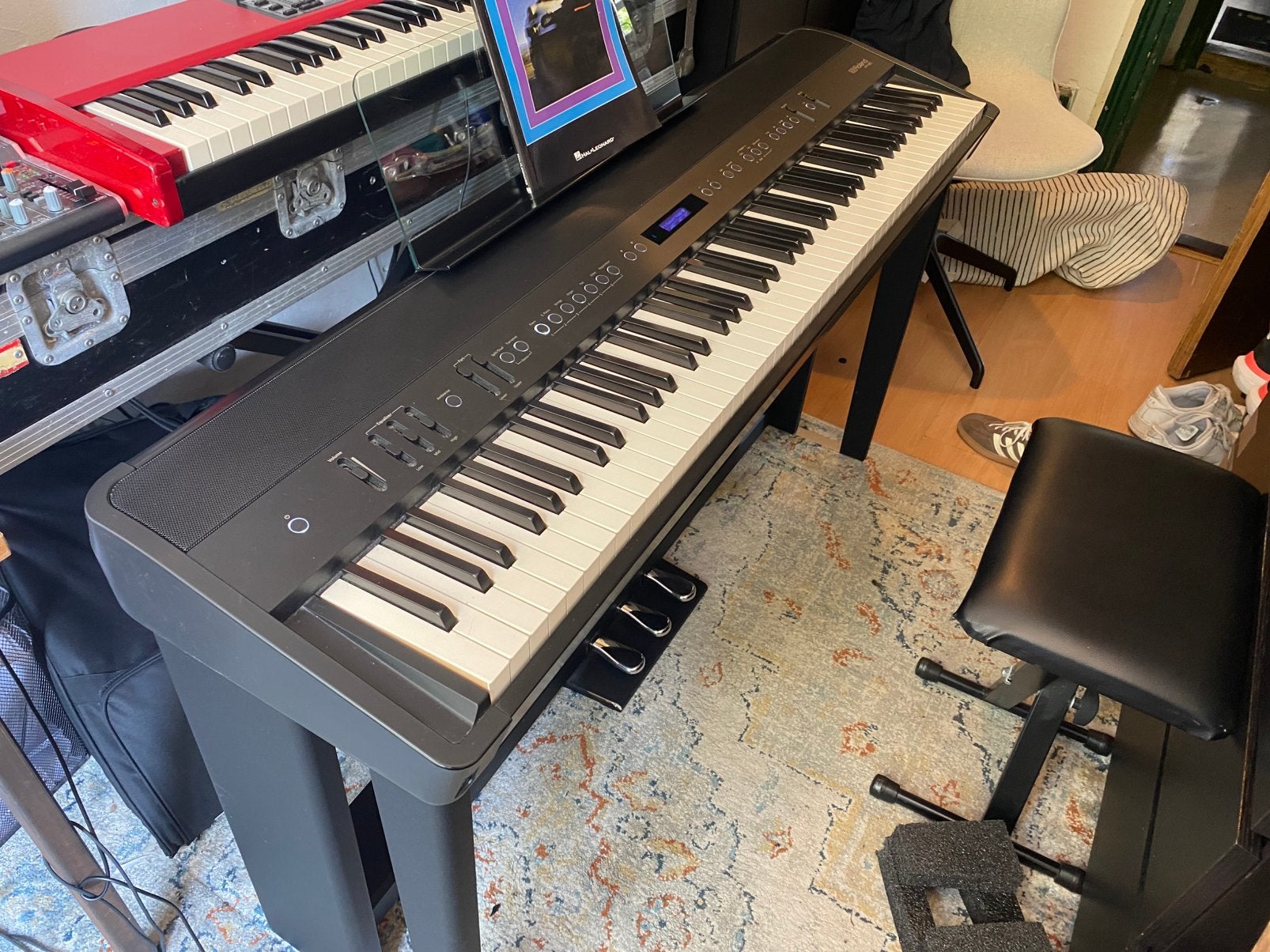 Roland fp90 digitale piano, Ophalen, Zo goed als nieuw, Zwart