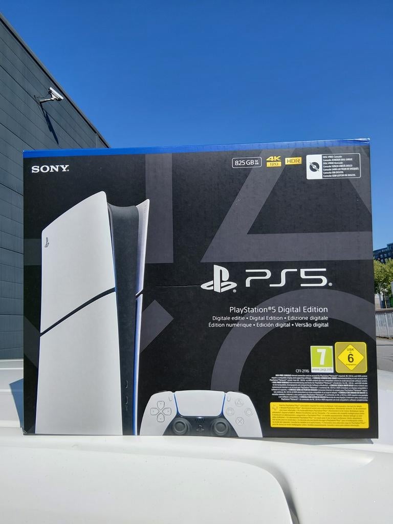 Sony PlayStation 5 Digital Edition - Nieuw in doos, 1-7-1 Konan, Minato-ku, Tokyo 108-0075, Japan, Nieuw, Ophalen of Verzenden