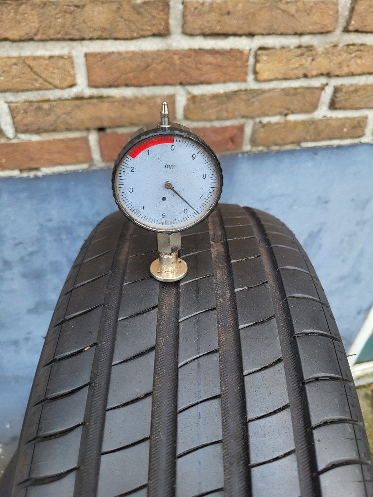 4 x 195/55/16 Michelin Primacy 6mm profiel 200,- ALL IN !, Auto-onderdelen, Gebruikt, 16 inch, Michelin France, Ophalen of Verzenden