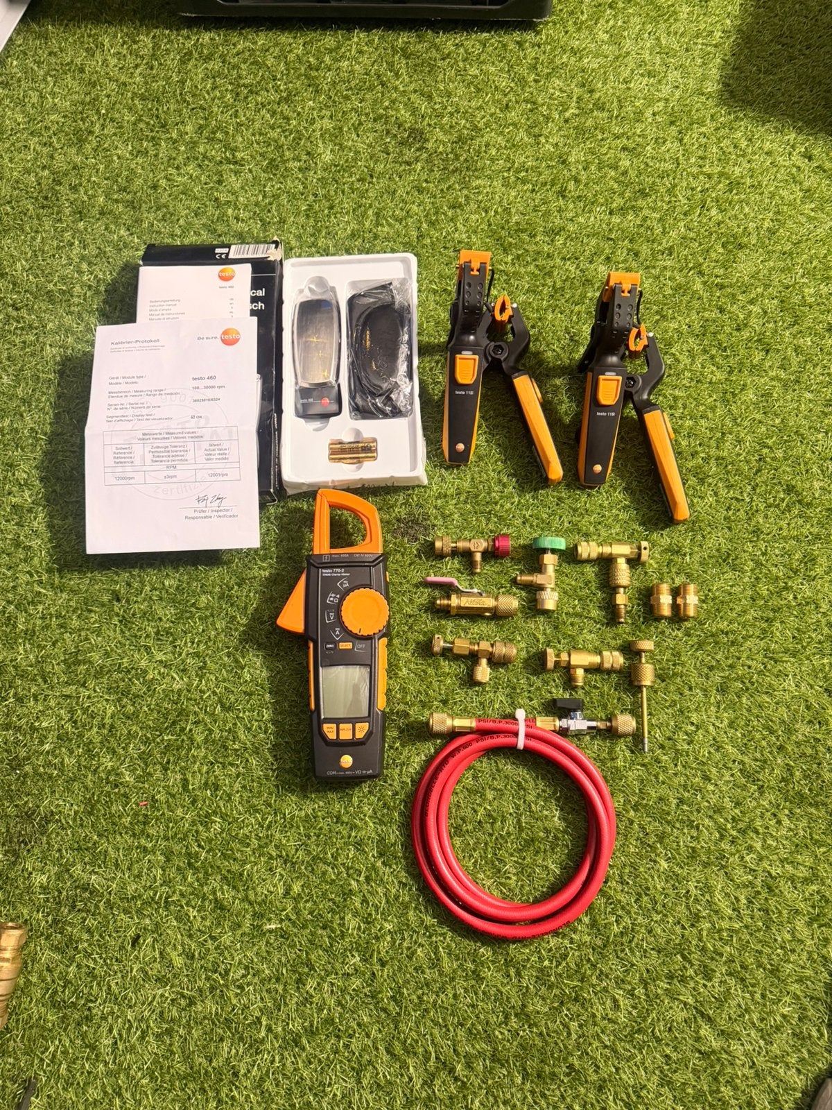 Testo 770-2 TRMS Tangamperemeter en toebehoren, Ophalen, Gebruikt, Multimeter