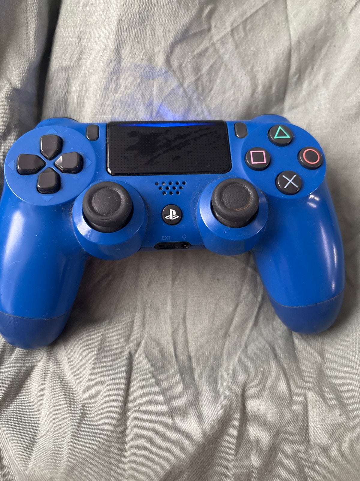 Blauwe PlayStation 4 Controller - Volledig Werkend, Ophalen, Gebruikt, Controller, PlayStation 4