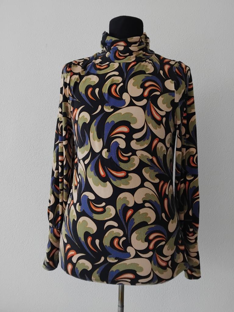 King Louie rollneck top lange mouw maat L, Kleding | Dames, Zwart, Maat 42/44 (L), Ophalen of Verzenden, Zo goed als nieuw