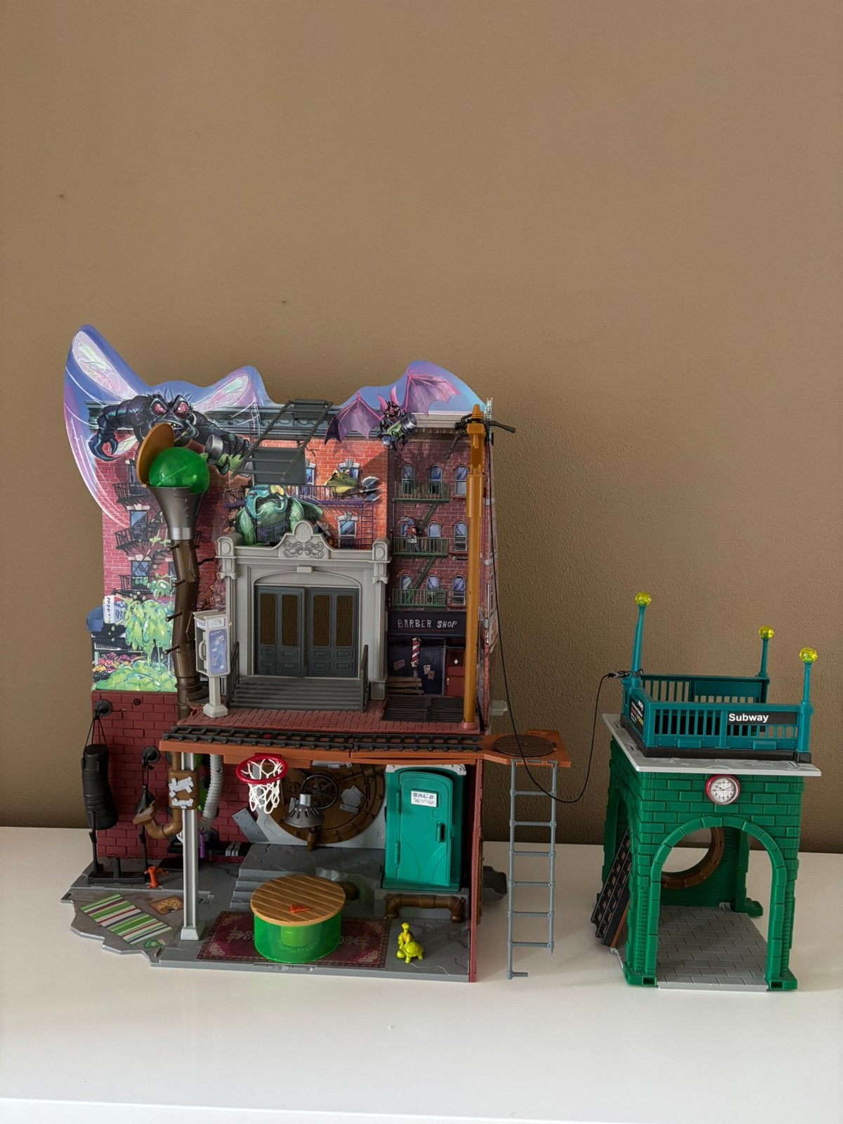 Teenage Mutant Ninja Turtles -New Sewer Lair Playset -riool, Verzamelen, Ophalen, Zo goed als nieuw, Poppenhuis
