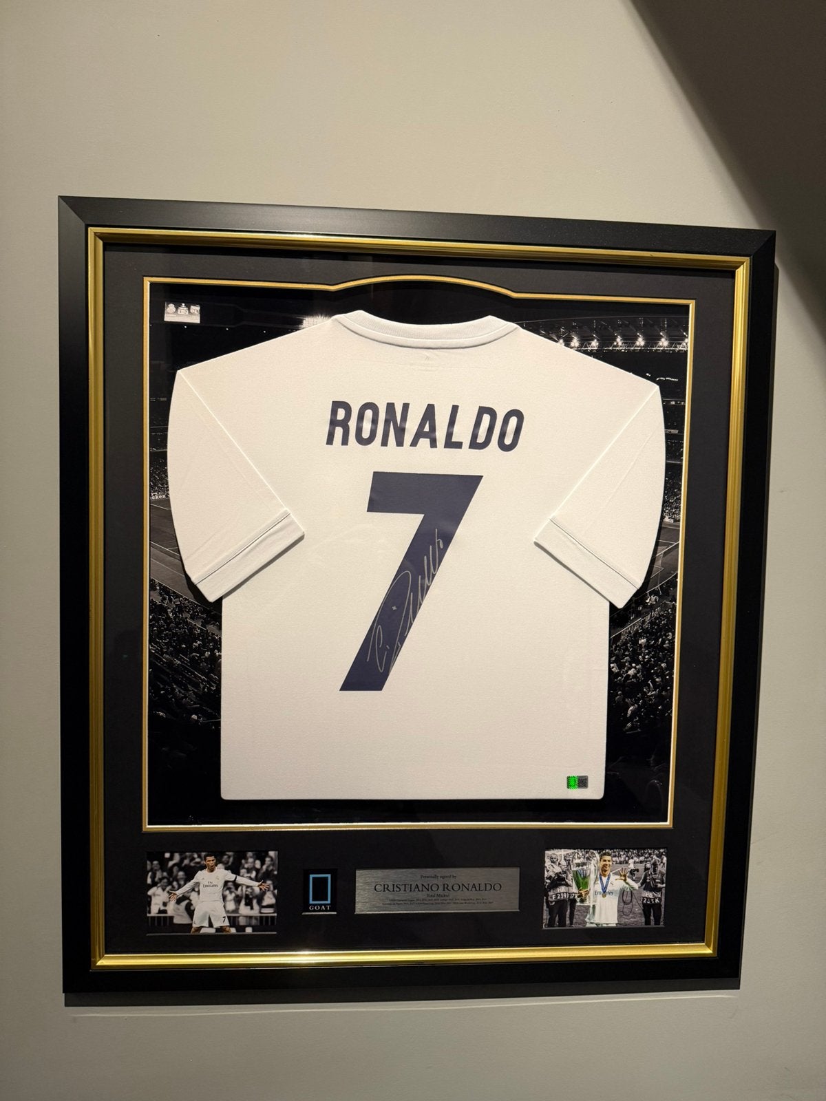Gesigneerd Cristiano Ronaldo Shirt, Ophalen, Zo goed als nieuw, Overige typen