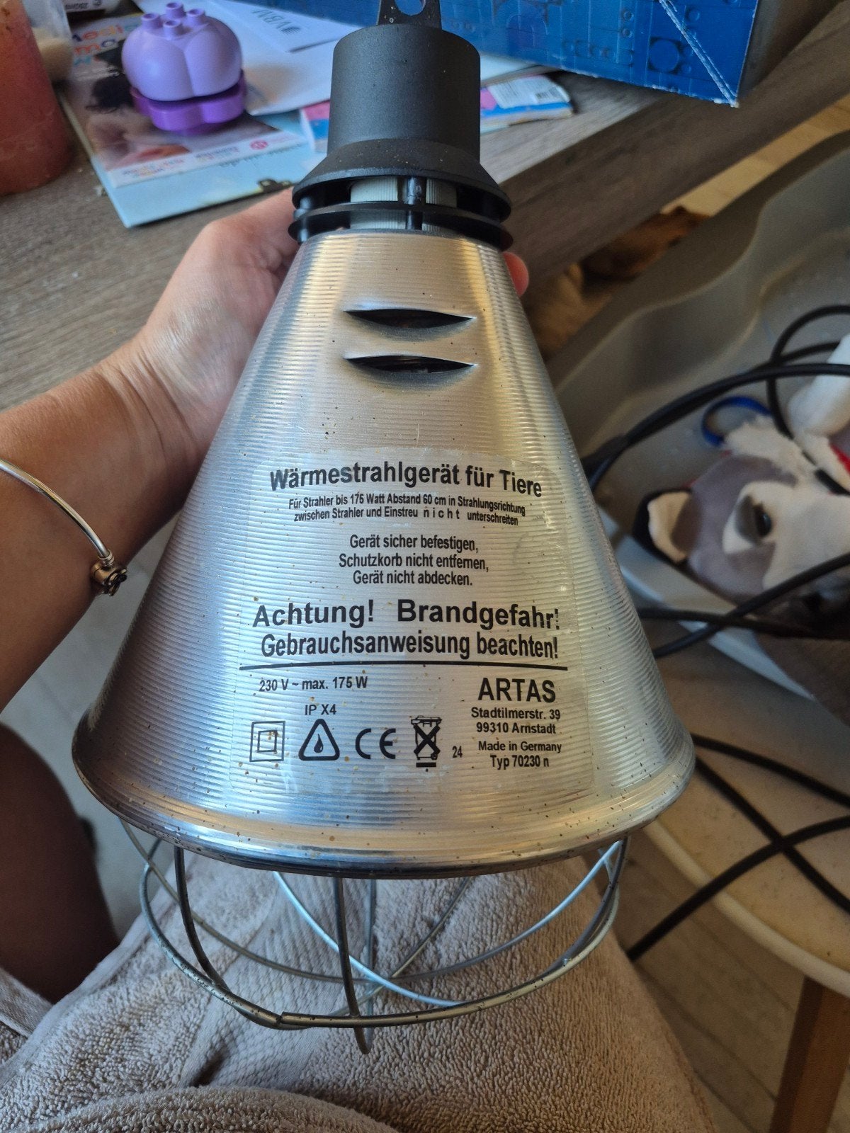 Warmte lamp, Dieren en Toebehoren, Ophalen, Gebruikt