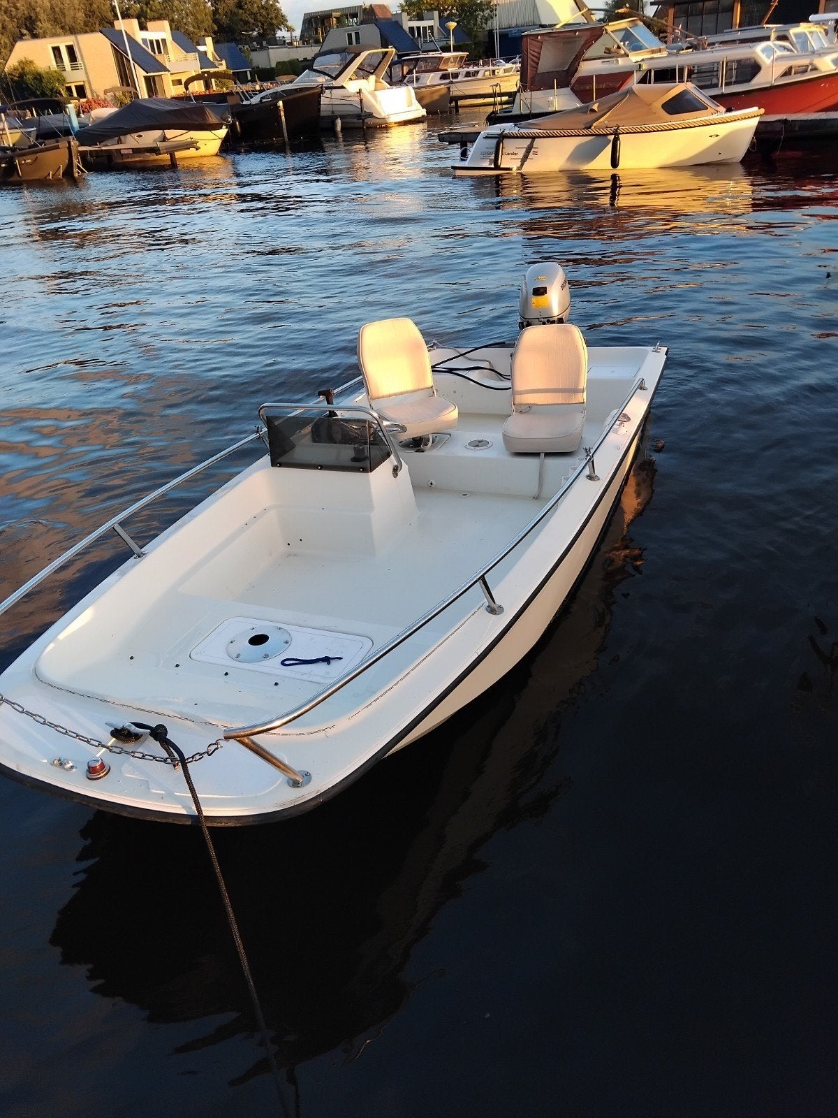 wahoo/ boston whaler /visboot /console boot, Watersport en Boten, Ophalen of Verzenden, Zo goed als nieuw