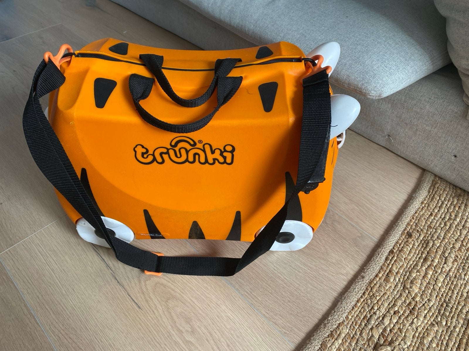 Trunki kinderkoffer tijger - Handbagage, Verzenden, Gebruikt