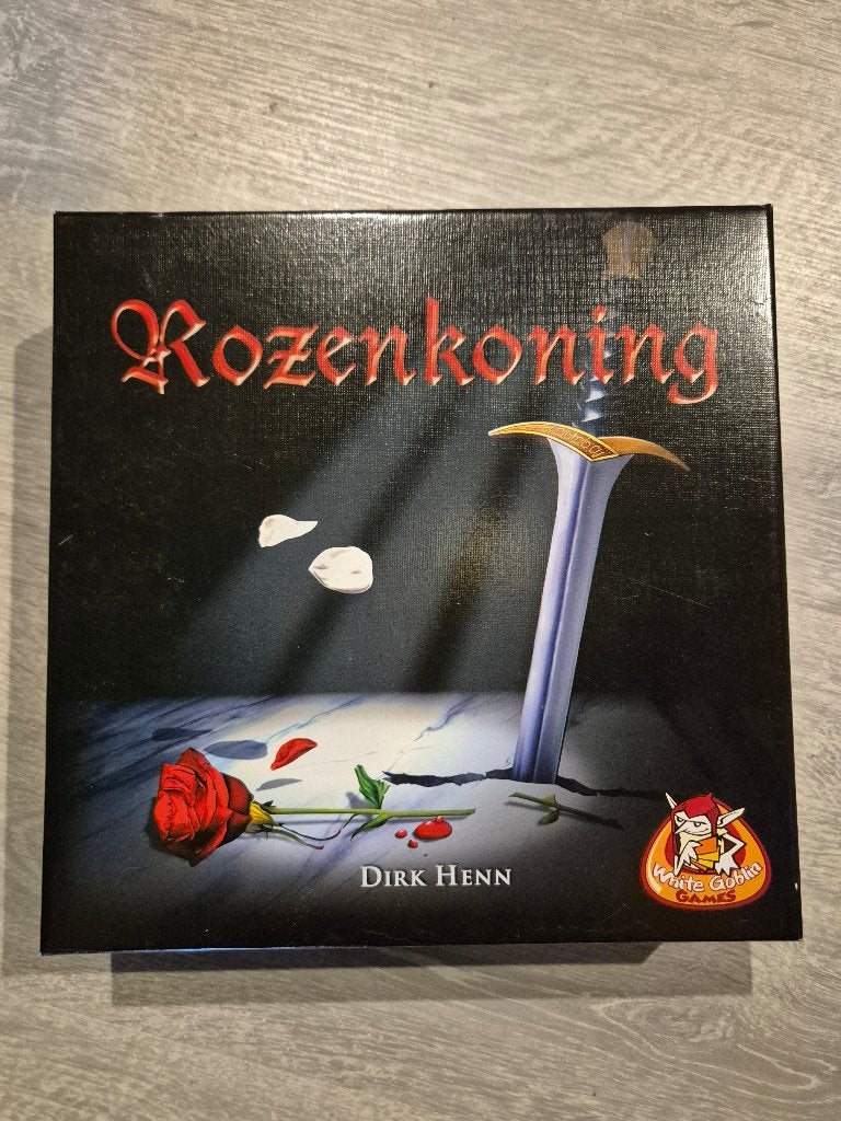 Rozenkoning bordspel - Zo goed als nieuw, Een of twee spelers, Ophalen, Zo goed als nieuw, White Goblin Games