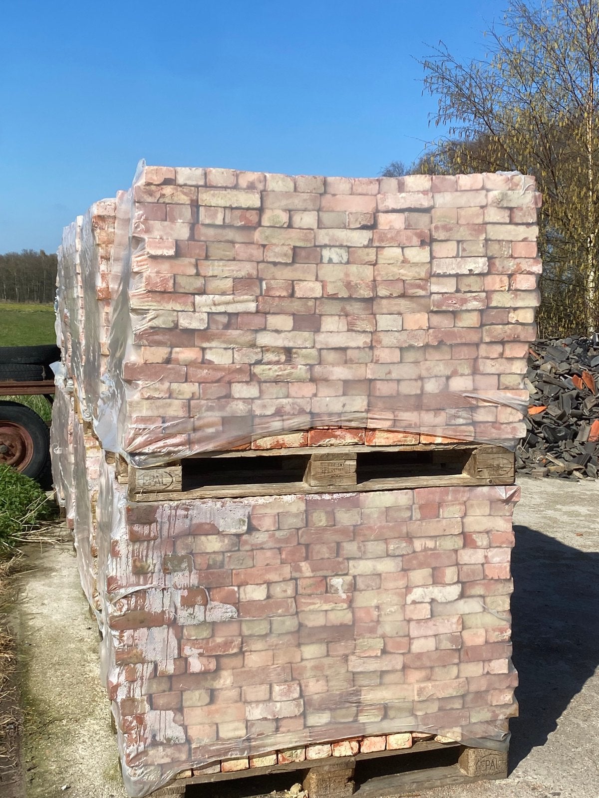 Gebikte metselstenen/bakstenen/gevelstenen/oude stenen, Ophalen of Verzenden, Zo goed als nieuw, Bakstenen