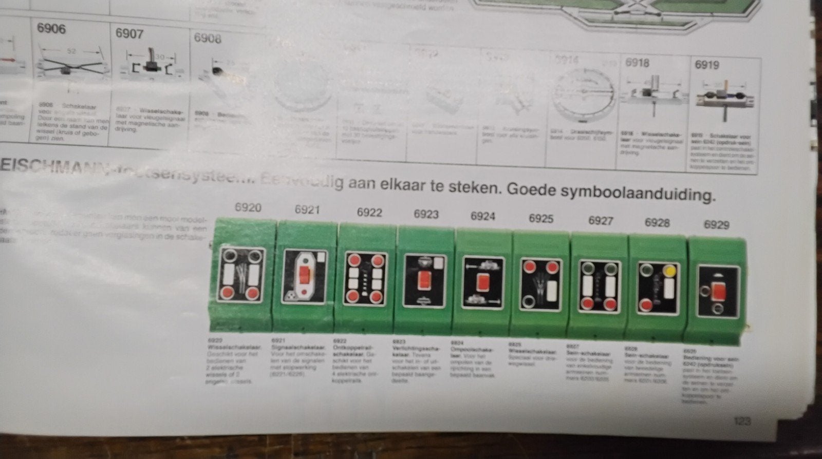 Fleischmann-schakelaarsjes-HO/N SPOOR -Te koop:4 euro per st, Gelijkstroom, Fleischmann, Rails, Ophalen of Verzenden