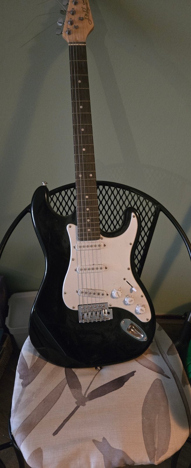 J&D Guitars elektrische gitaar - Zwart, Muziek en Instrumenten, Ophalen, Gebruikt, Solid body, Overige merken