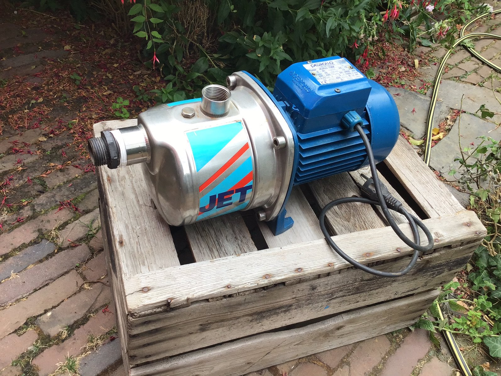 Pedrello JCRm 10m jet beregeningspomp i.g.st., Ophalen of Verzenden, Zo goed als nieuw, Elektrisch, Beregeningspomp