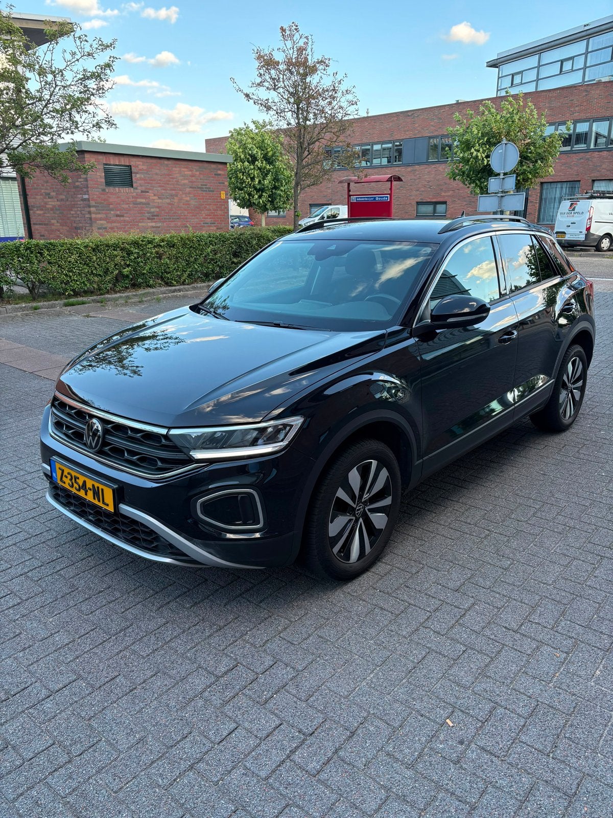 Volkswagen T-Roc 1.5 TSI 150pk 7-DSG 2023 Zwart, Auto's, Stof, 1498 cc, Zwart, 4 cilinders