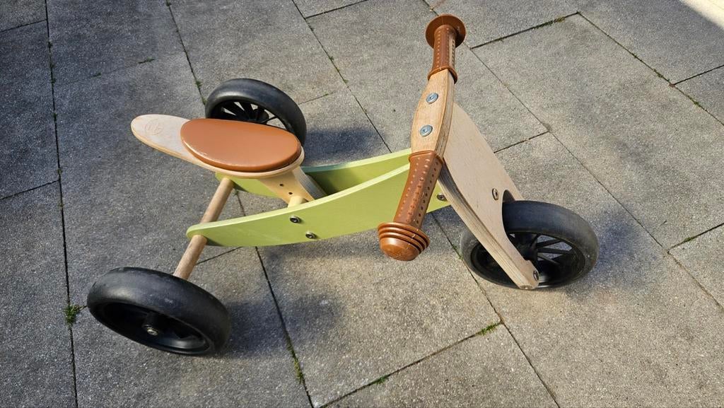 Houten driewieler voor kinderen, Fietsen en Brommers, Fietsen | Driewielers, Ophalen, Gebruikt
