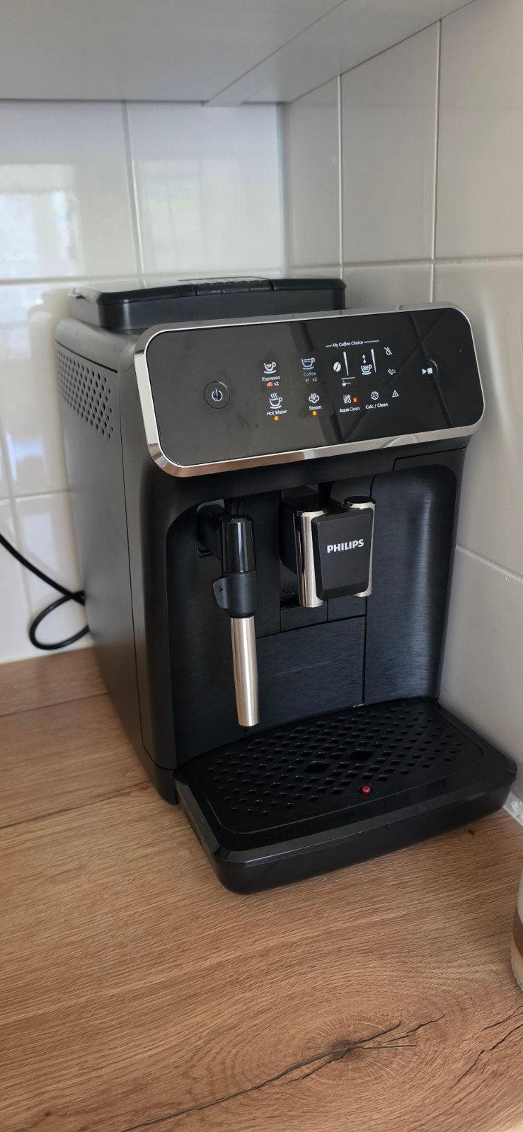 Philips EP2220/10 Volautomatische Espressomachine, Ophalen, Espresso apparaat, Koffiebonen, Zo goed als nieuw