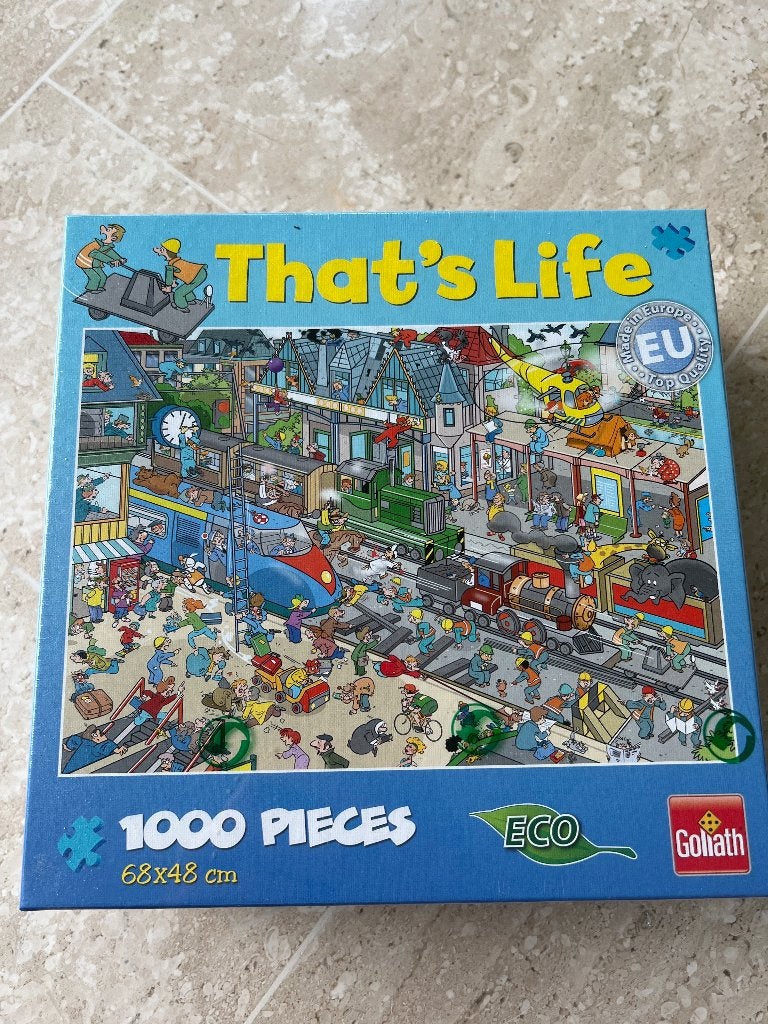 Goliath That’s Life puzzel 1000 stukjes NIEUW, Ophalen of Verzenden, 500 t/m 1500 stukjes, Nieuw, Legpuzzel
