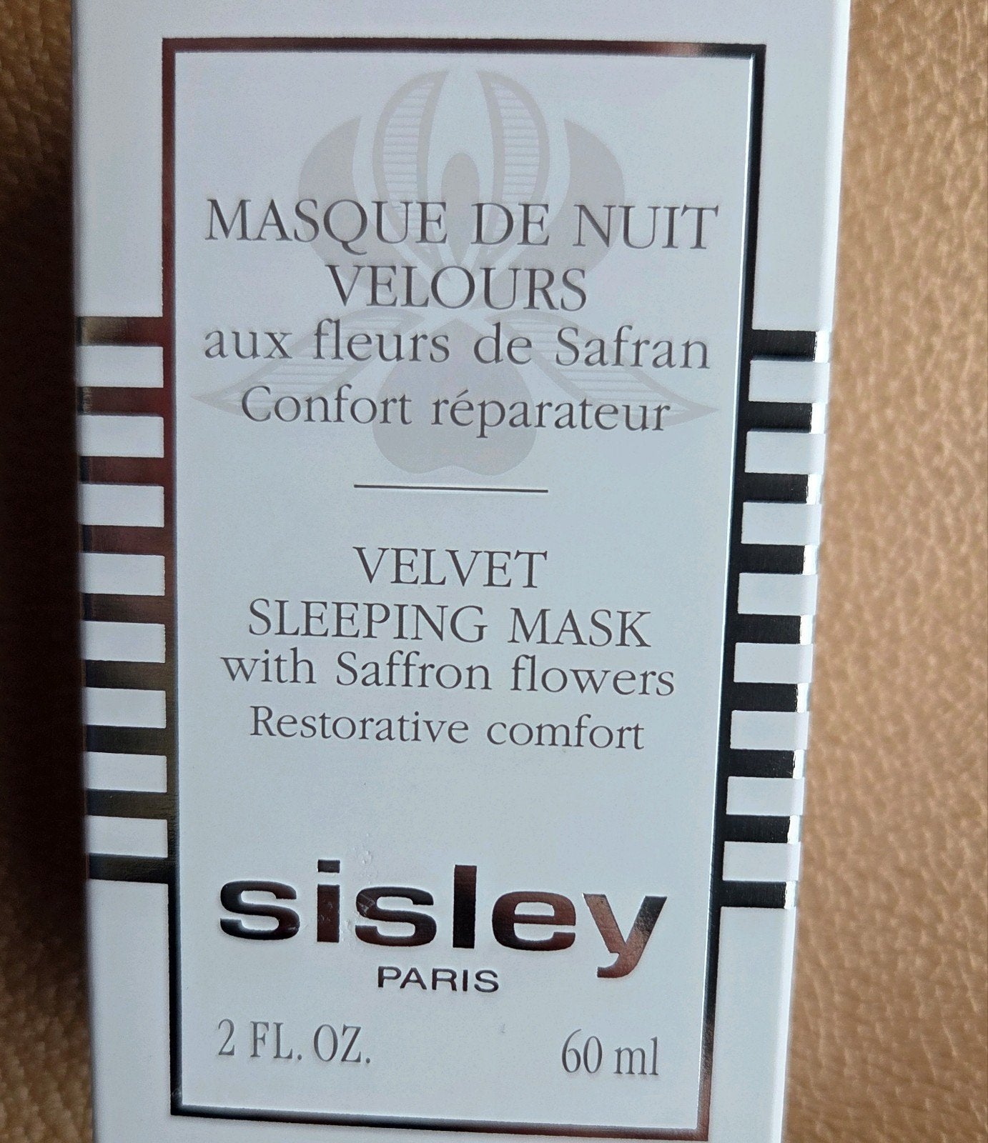 Sisley Velvet  Masker met Saffraan - Nieuw, Ophalen of Verzenden, Nieuw, Gehele gezicht, Verzorging