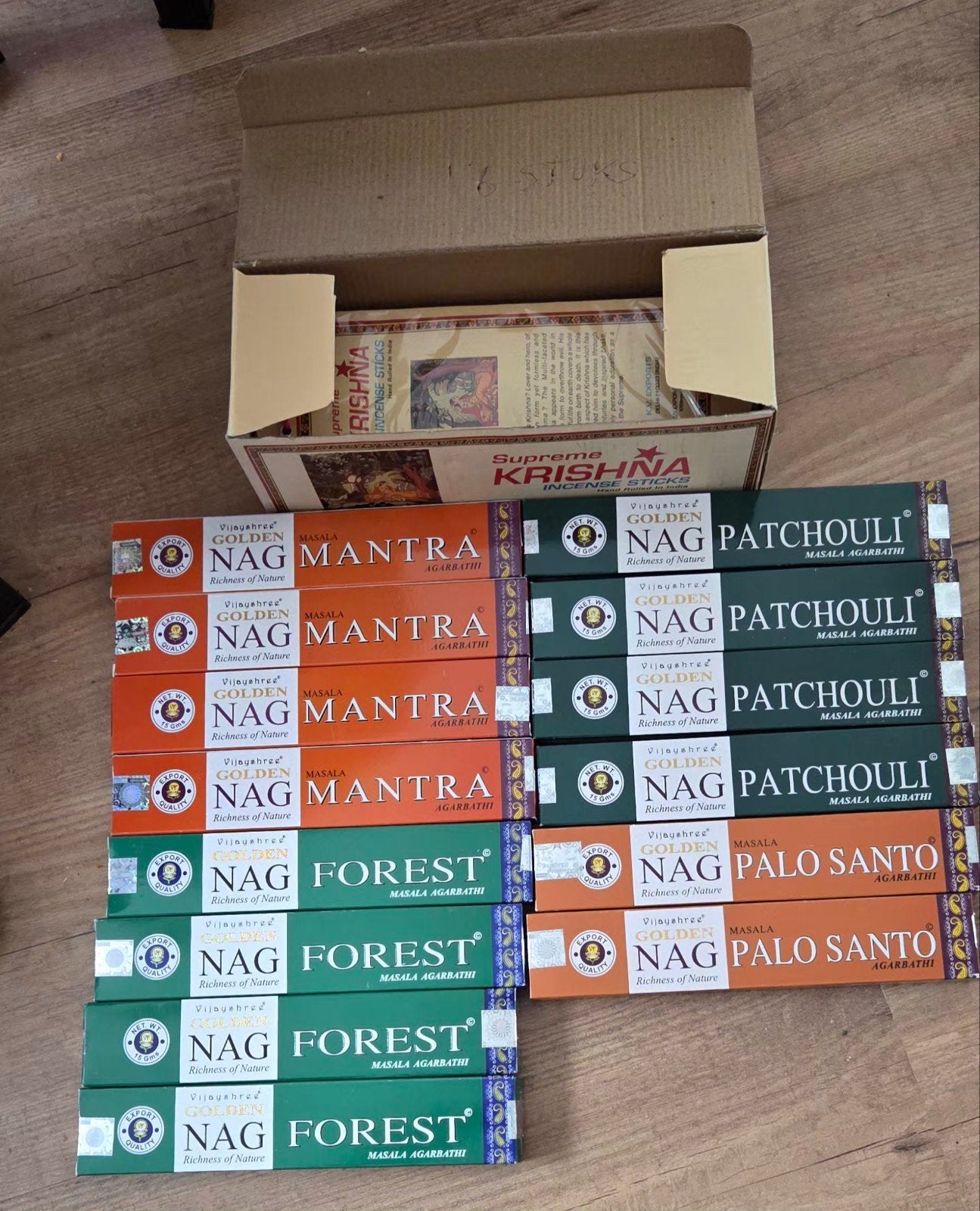 Nieuwe wierook: Mantra, Forest, Patchouli, Palo Santo, Ophalen of Verzenden, Nieuw