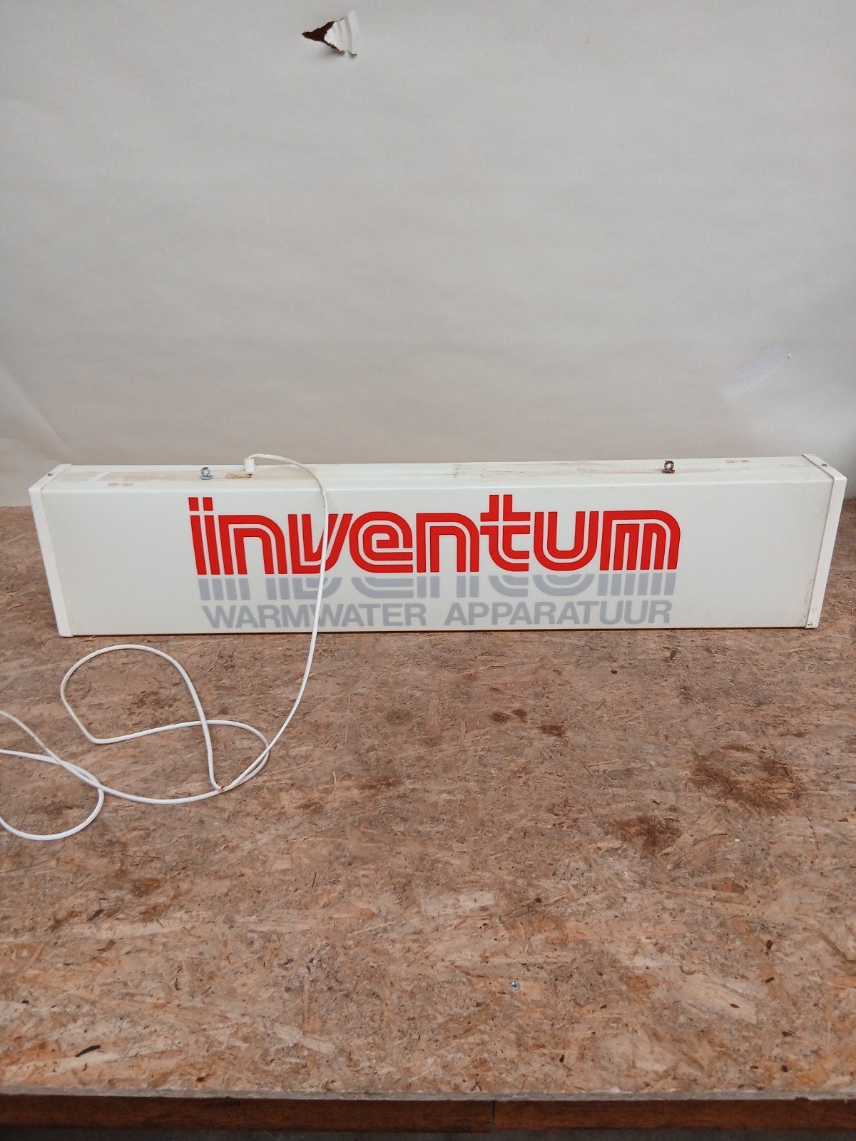 Inventum Lichtbak vintage Reclamebord - mancave verzamelaar, Ophalen