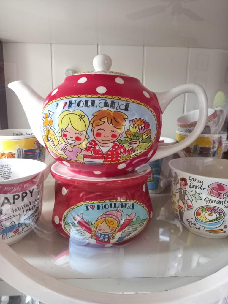 Blond theepot met theelichtje., Blond Amsterdam, Overige typen, Nieuw, Ophalen of Verzenden
