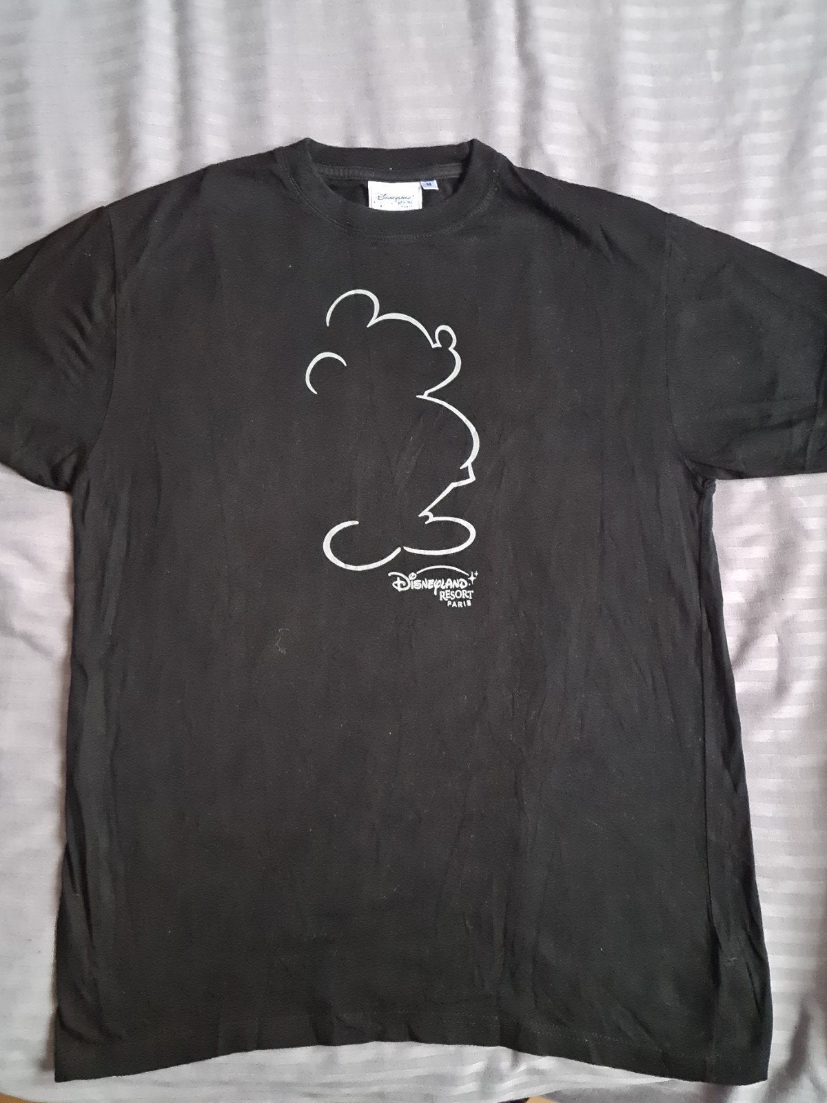Nieuw Disneyland Resort Paris Mickey Mouse T-shirt Maat M, Maat 48/50 (M), Disneyland, Zwart, Nieuw