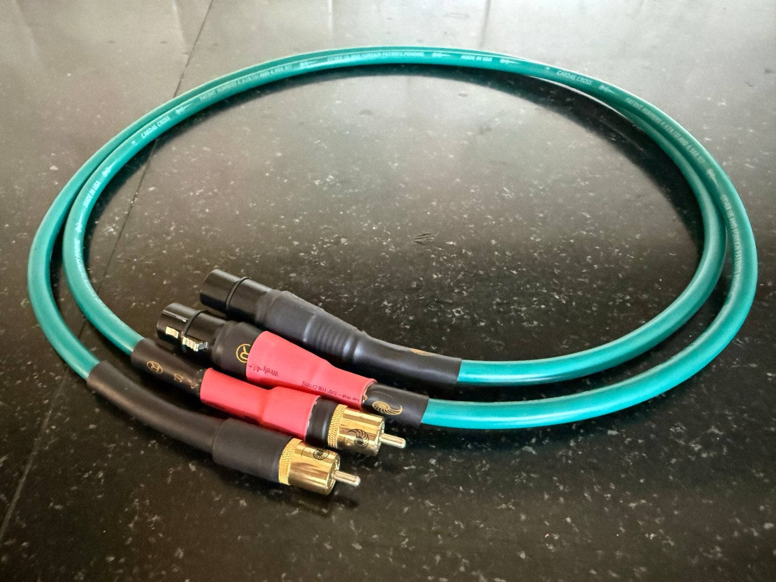 Cardas Cross Interlink Kabel - Hoge Kwaliteit Audio, Ophalen of Verzenden, Zo goed als nieuw, Minder dan 2 meter, Interlink-kabel